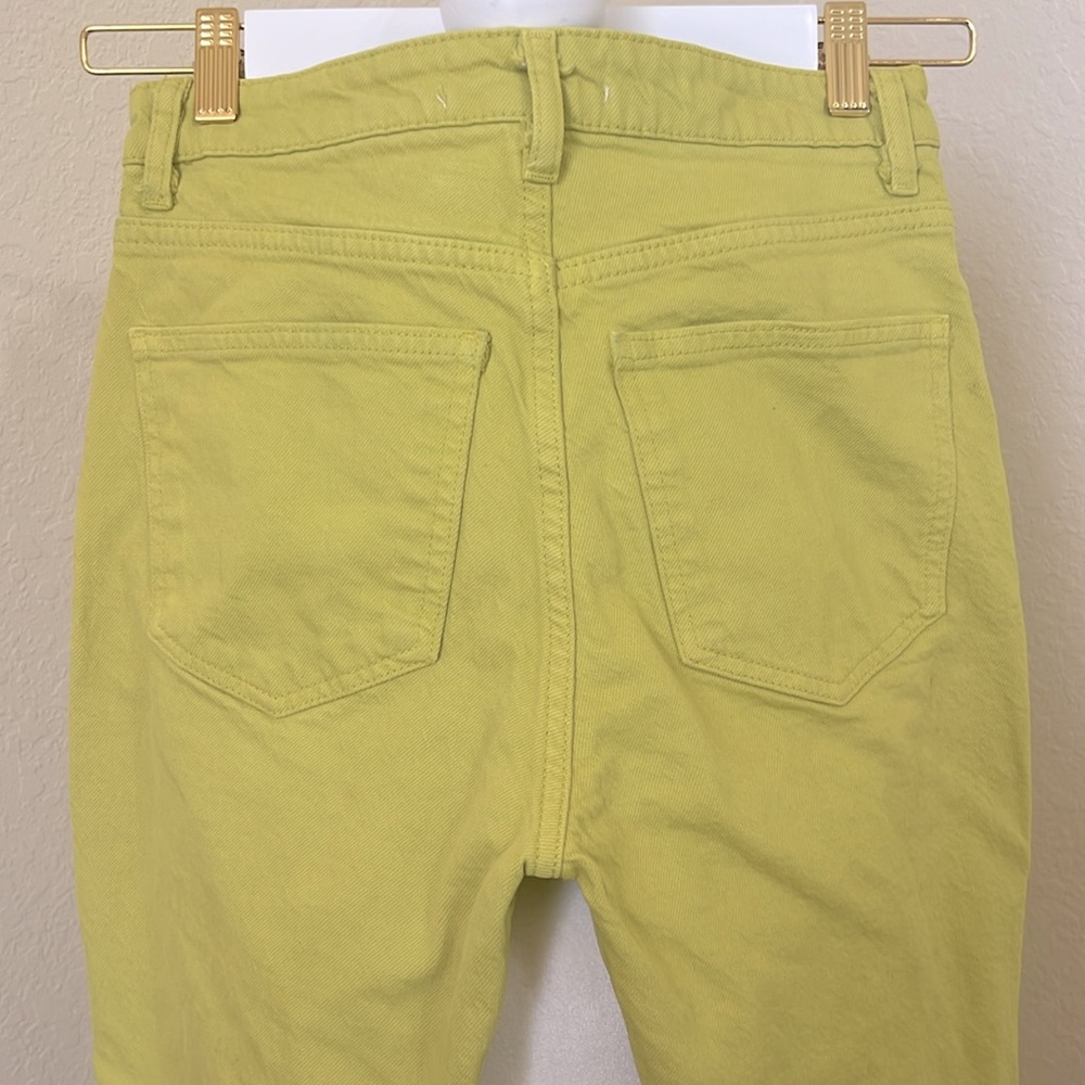 Zara Neon Green/Yellow Jean Pants - Picture 8 of 11